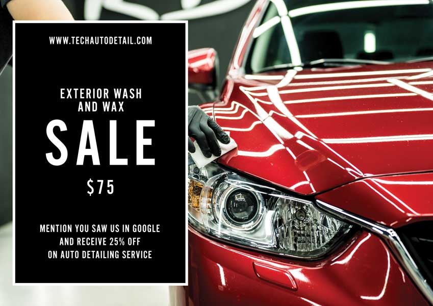 Las Vegas Exterior Wash and Wax for $75